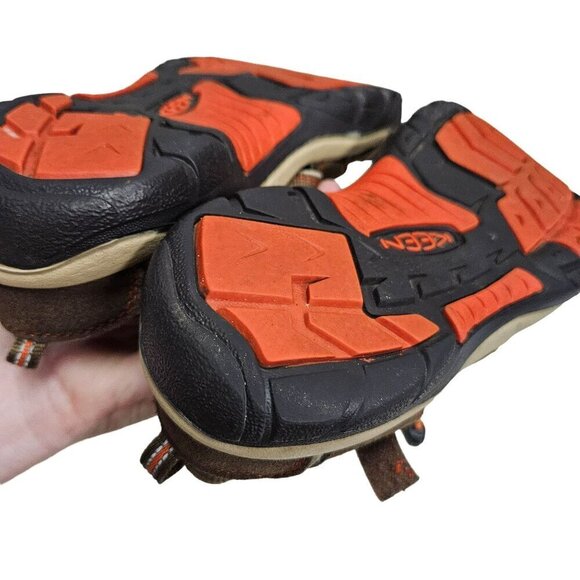 Keen Newport H2 Sandals Size 6 US Youth Waterproof Brown/Orange‎ - Picture 10 of 12